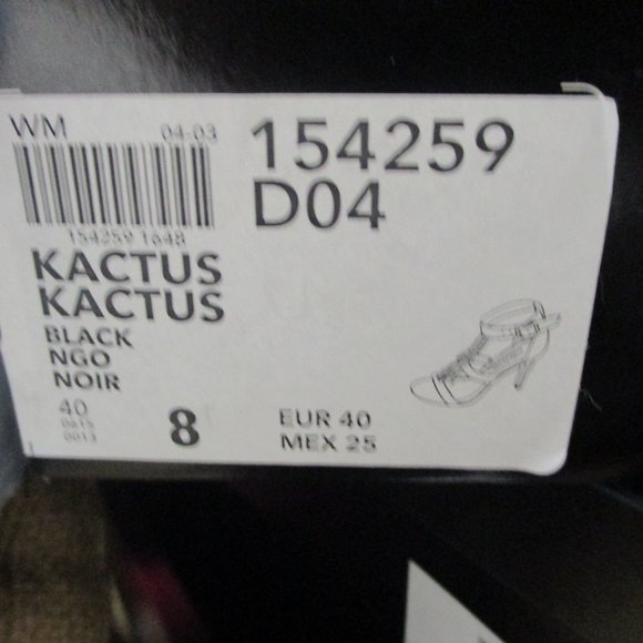 Christian Siriano Fringed Ankle Strap Statement Heels sz 8 Black Peep-Toe - Picture 8 of 9